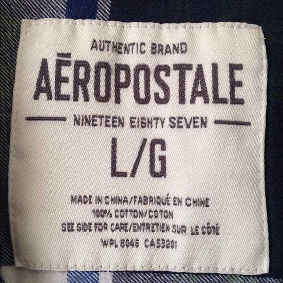 Men’s Aeropostale LS Button Down Shirt (L) - Picture 4 of 7